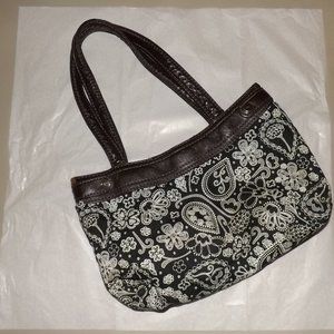 Thirty-one purse Black and white floral